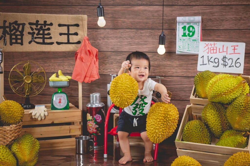 Durian Stall Baby Photoshoot Themes