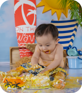 Cake Smash Photoshoot Portfolio