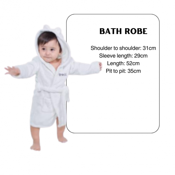 cake smash photography white bathrobe