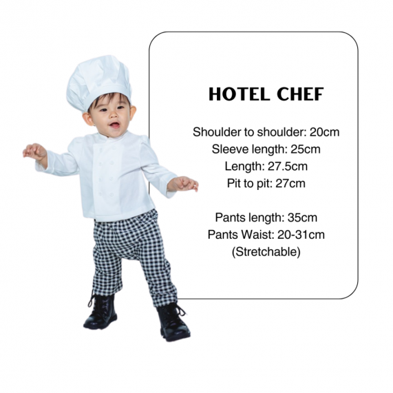 cake smash photography white outfit chef