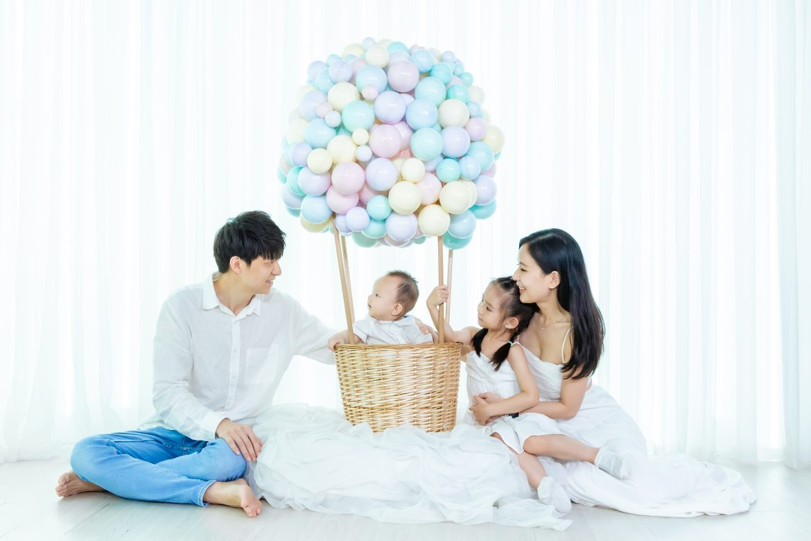 family photoshoot portrait